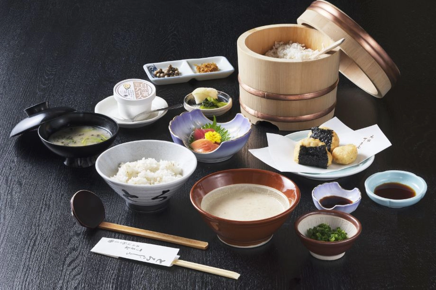 とろろ汁の丁子屋のとろろ汁と麦飯